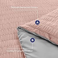 Vista 176 de HYMOKEGE - Juego de edredón tamaño king, color negro y rojo, de sirsaca, de 7 piezas, para todas las estaciones, en una bolsa, para dormitorio