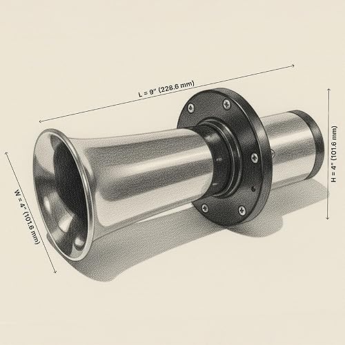 Miniatura 2 de HornBlasters Bocina de Oogah cromada - Sonido de coche Old Time - Sustituye o agrega a la bocina de stock