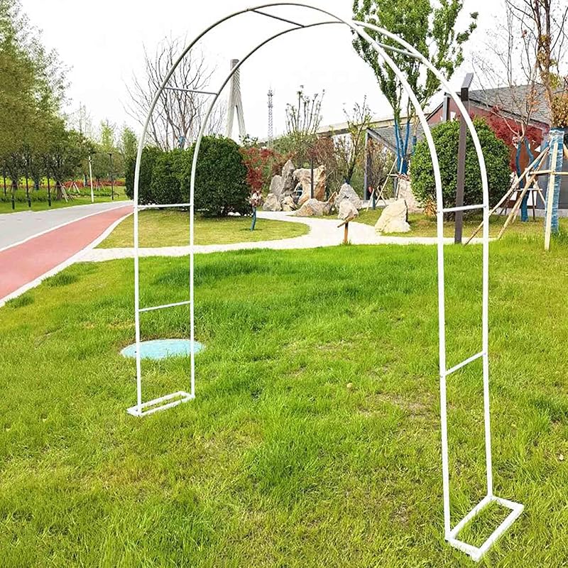 Diy 工具 ガーデン スタニングルアー 庭のアーチ 鉄のバラのアーチ 優雅な曲線で 植物のバラのつる植物を登るのに適しています 屋外の庭の芝生 のテラスの結婚式 Ekbusrsiq4 Www Meatandco It