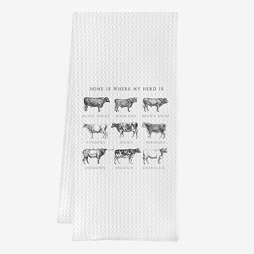 Miniatura 8 de IWXYI Western Howdy - Juego de 2 toallas de mano con tejido de gofre para baño y cocina, juego de 2, 1624 pulgadas