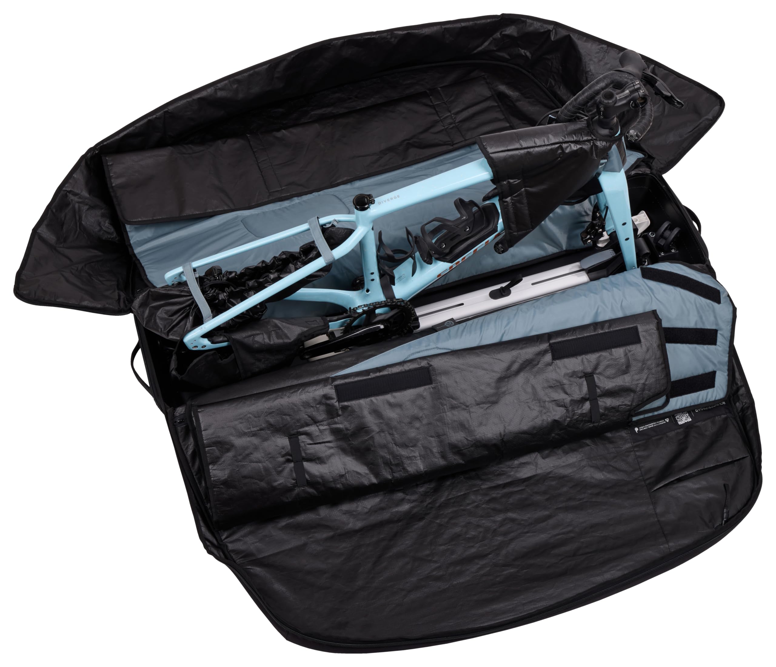 Thule Roundtrip Custodia Per Il Trasporto Di Biciclette Da Strada Black, One-Size