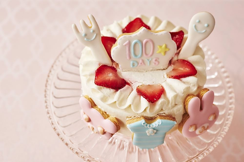 Amazon.co.jp: お食い初めケーキ 100日祝い お食い初め はれももか