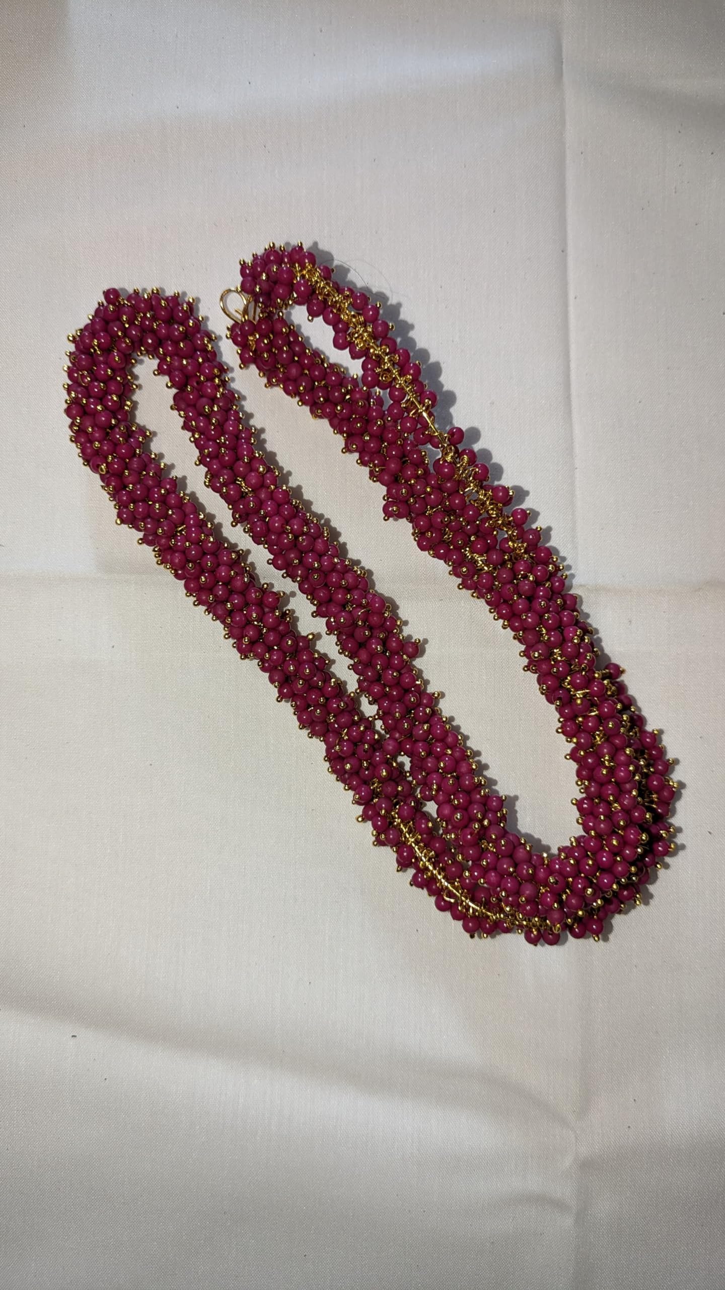 Pink 4MM Loreal Charm Pearls Small Beasds for Jewellery Making, Embroidery Work, Bracelet Making, Craft, Bag Making, DIY, 1500 Hundred pieces in 100 gram