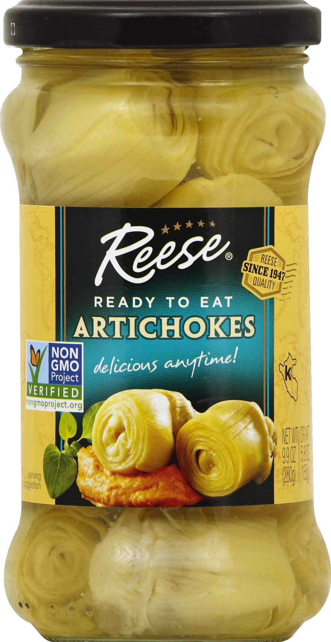 Reese Artichoke, Cktl, Original, 9.90-Ounce (Pack of 6)
