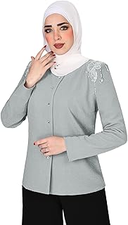 سموكي مصر جاكيت كريستال سادة