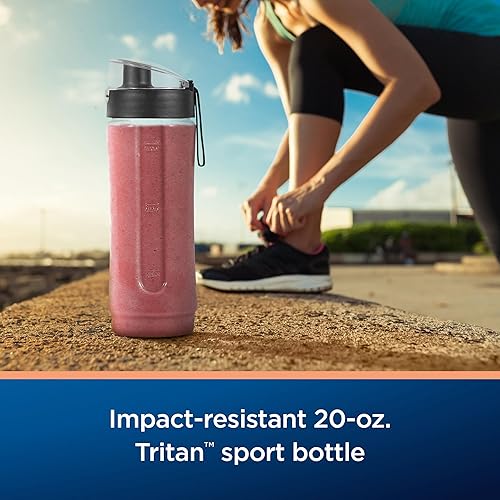 Miniatura 5 de Oster MyBlend Plus - Licuadora personal, 20 onzas, sin BPA, portátil, 500 vatios, con una función de un solo toque, hoja de acero inoxidable y