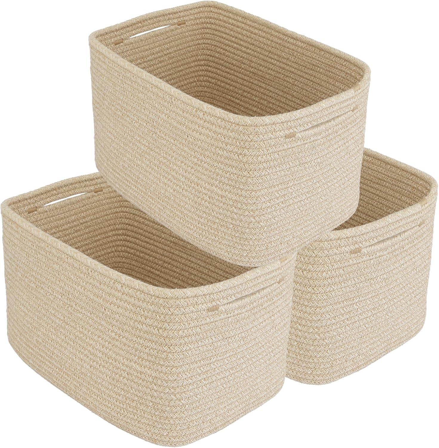 Amazon.com: XUANGUO Rope storage Basket Bins Woven Basket for ...