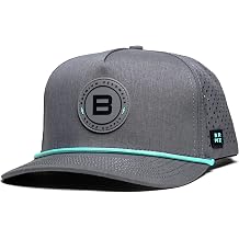 BRIMZ Outdoor Performance Hat - Water & Sweat Resistant Hats - Breathable & Moisture-Wicking Snapback