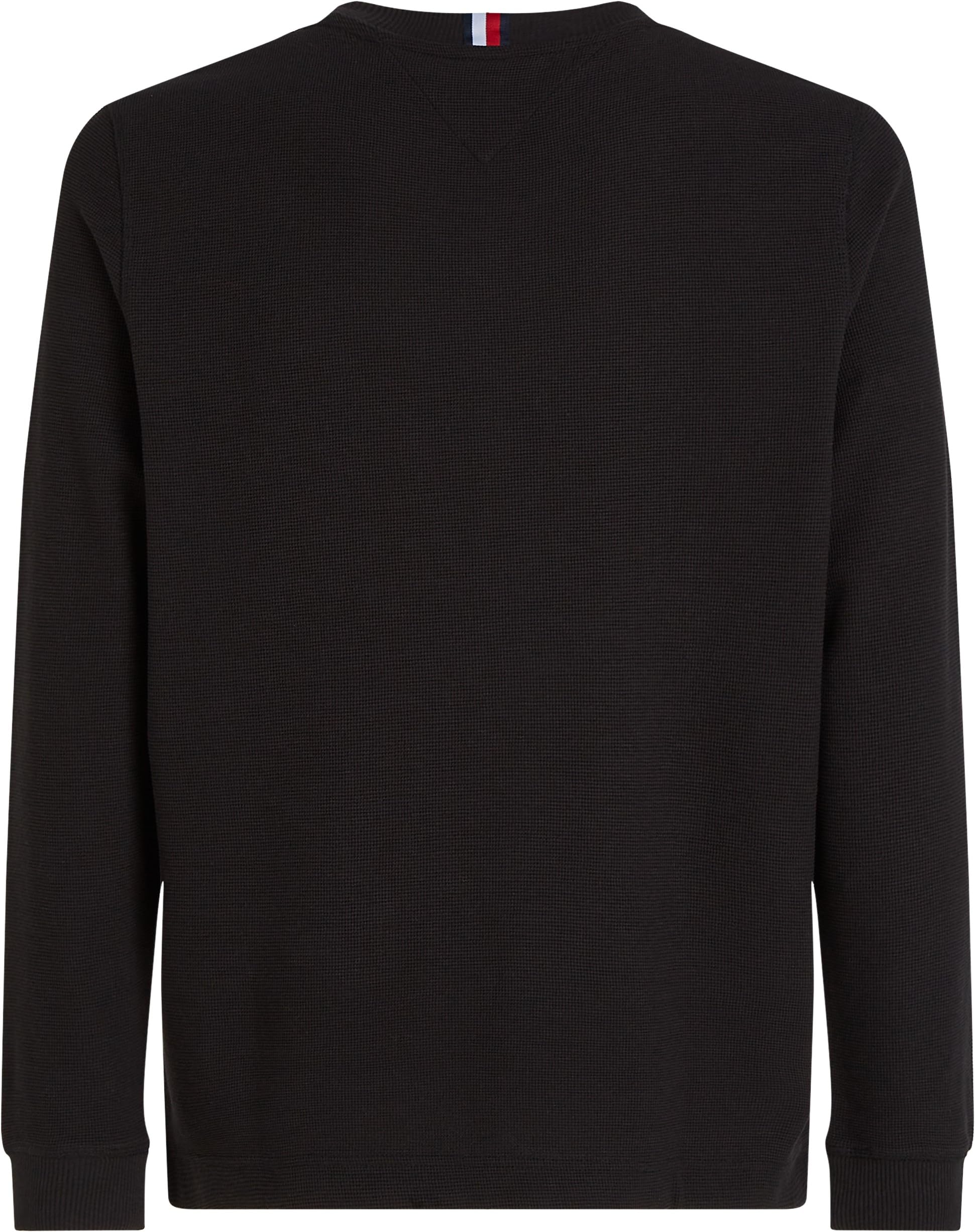Tommy Hilfiger Textured LS Tee Mw0mw34251 Magliette a Maniche Lunghe Uomo