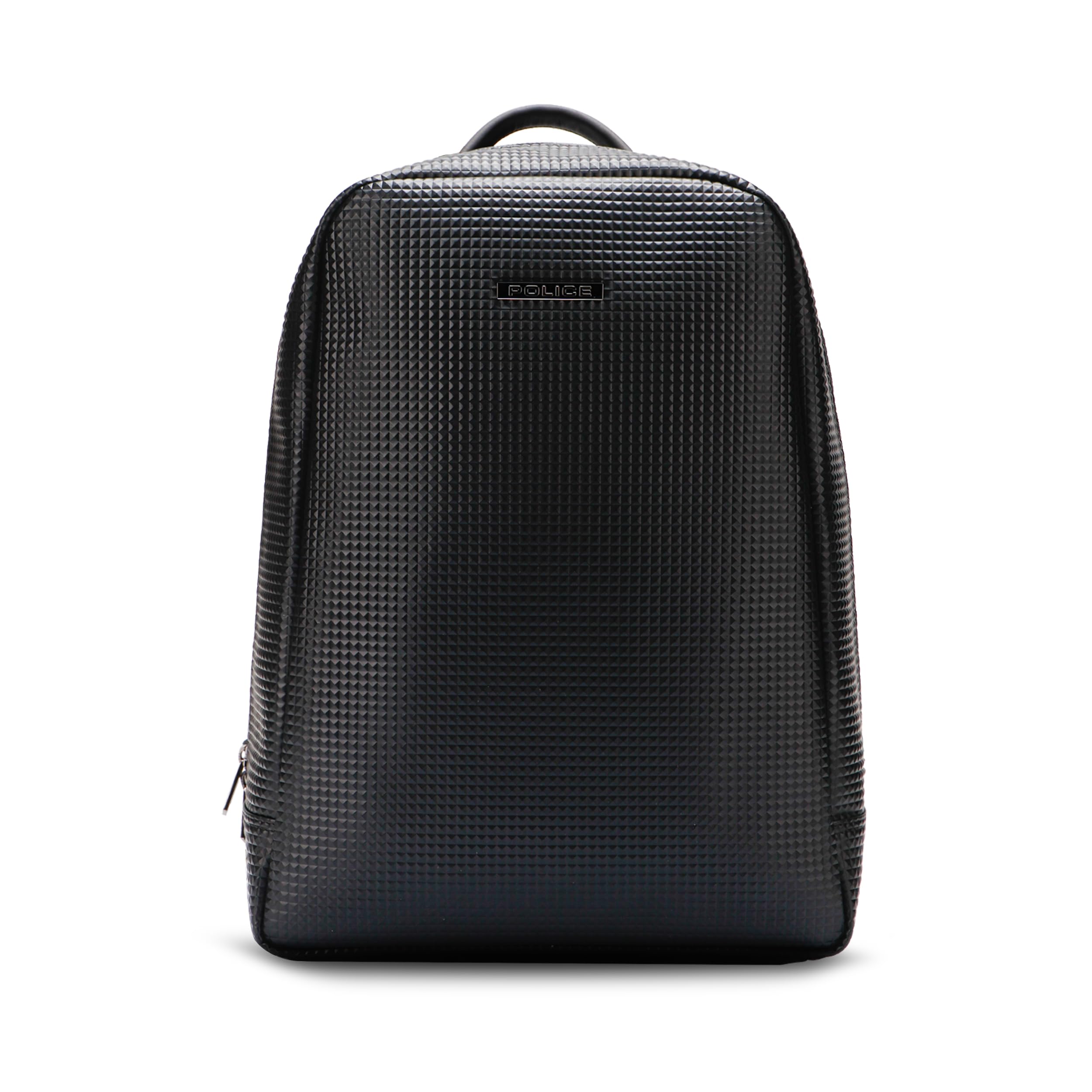 POLICE 20 Ltrs Vegan Leather (upto 15 Inch) Black Laptop Backpack water resistant sustainable bags with water proof zippers - Unisex-image-21