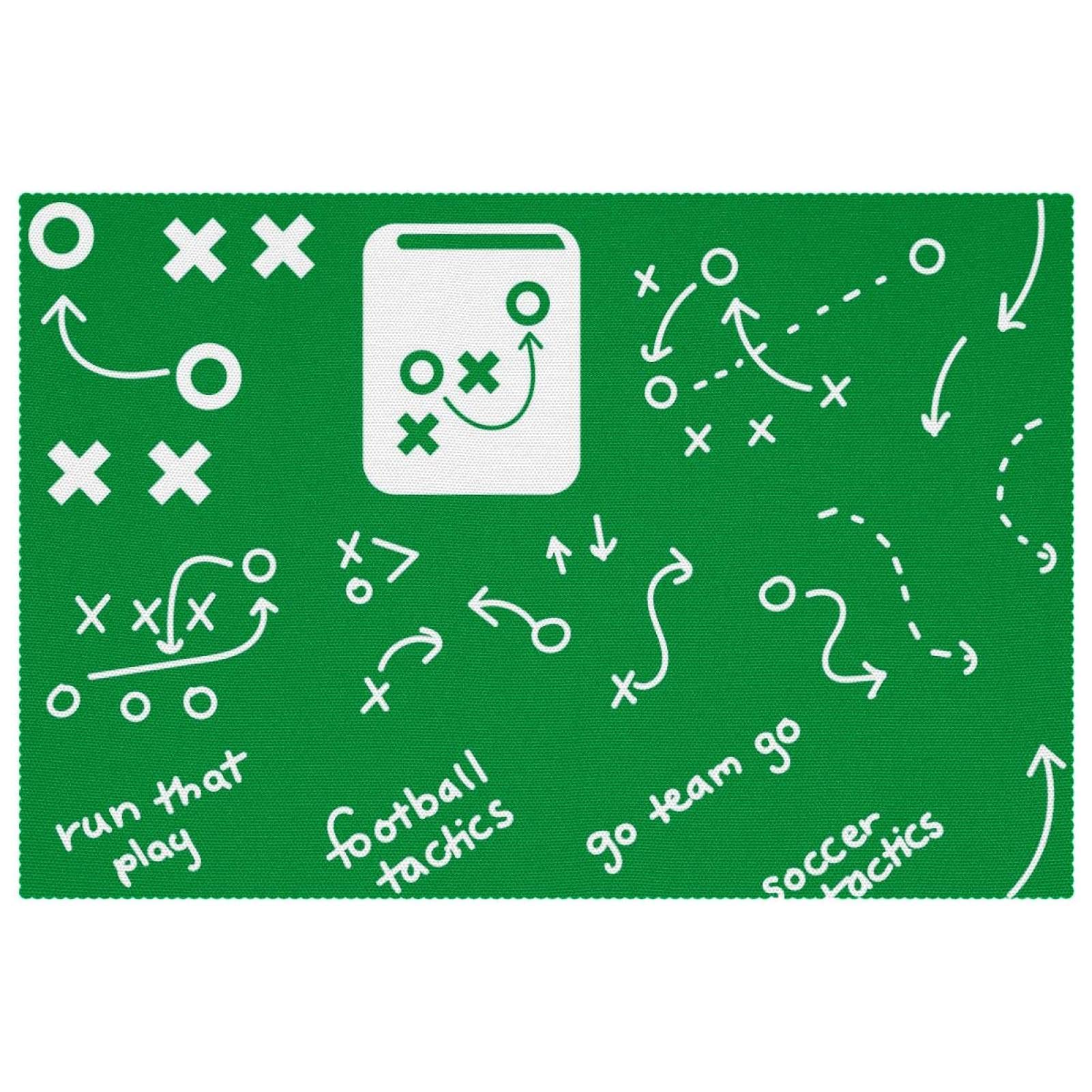 Sets de table Playbook en tissu Oxford pour des repas de famille sereins
