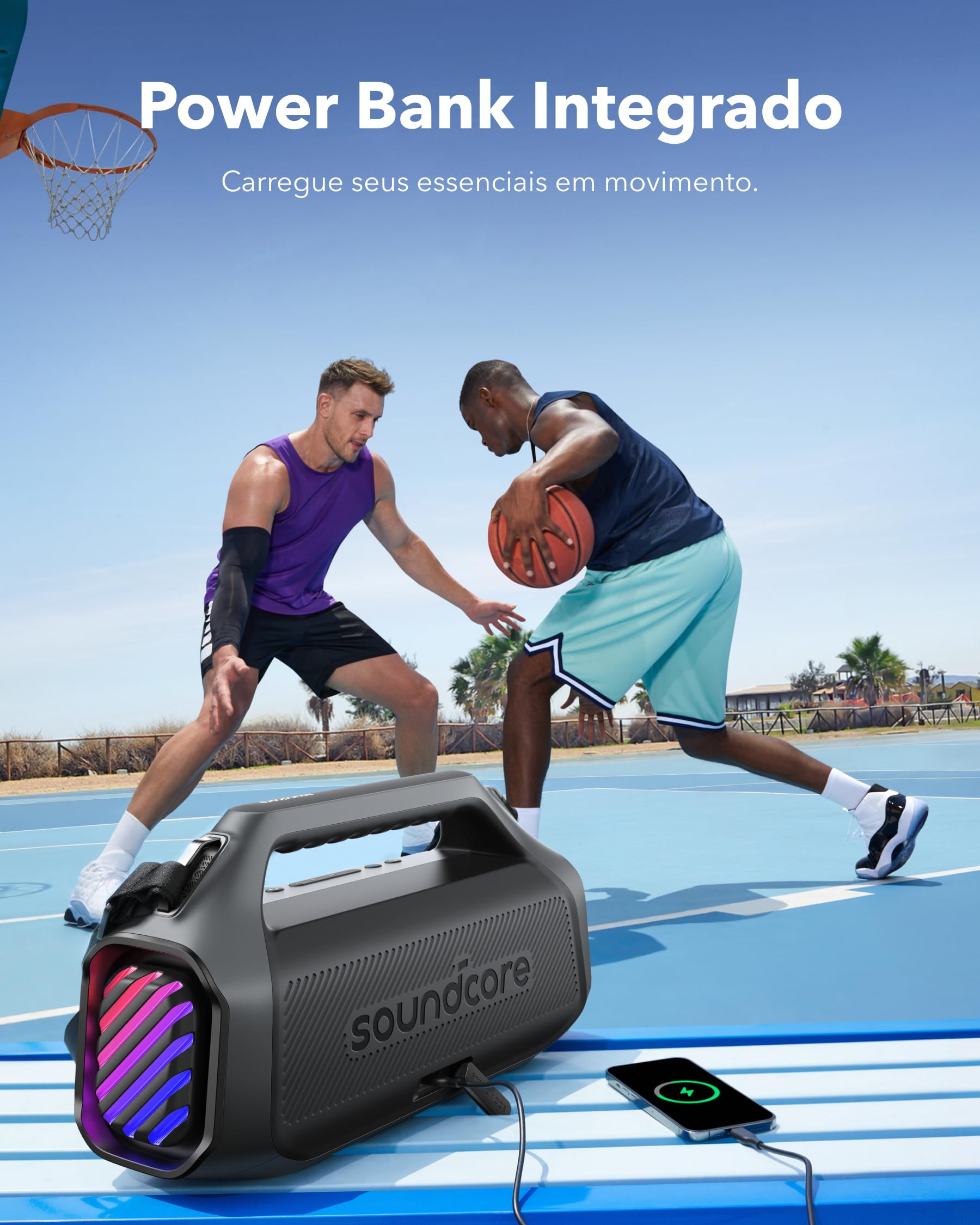 Soundcore Boom 2 Plus da Anker Caixa de Som Portáteis Bluetooth