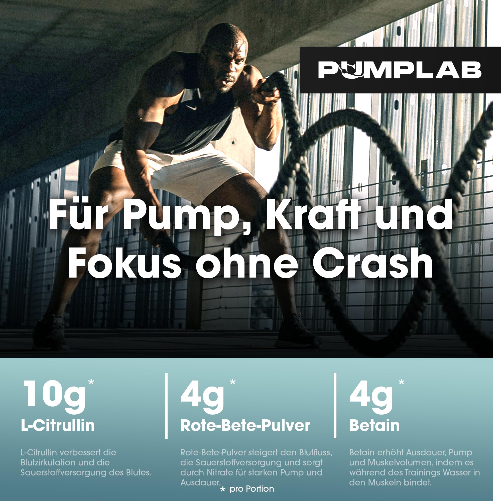 Booster Pre-Workout Plutonium Stimulanzienfrei, 550g Johannisbeere | Ultra Strong Gym Booster mit L-Citrullin, Betain und Rote-Bete-Pulver für Pump und Kraft im Training, hergestellt in Schweden