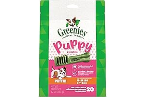 Puppy Petite Size Greenies: Healthy Dog Dental Treats