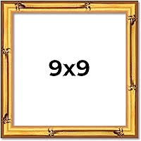 Vista 114 de Poster Palooza Marco de madera maciza de bambú dorado de 12 x 8 pulgadas con acrílico UV, respaldo de tablero de espuma y accesorios para colgar
