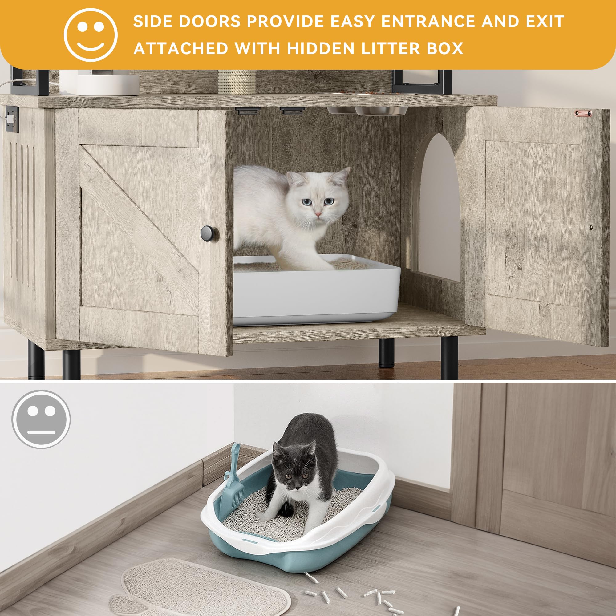 Litter Box Enclosure Litter Robot Enclosure Furniture Dextrus
