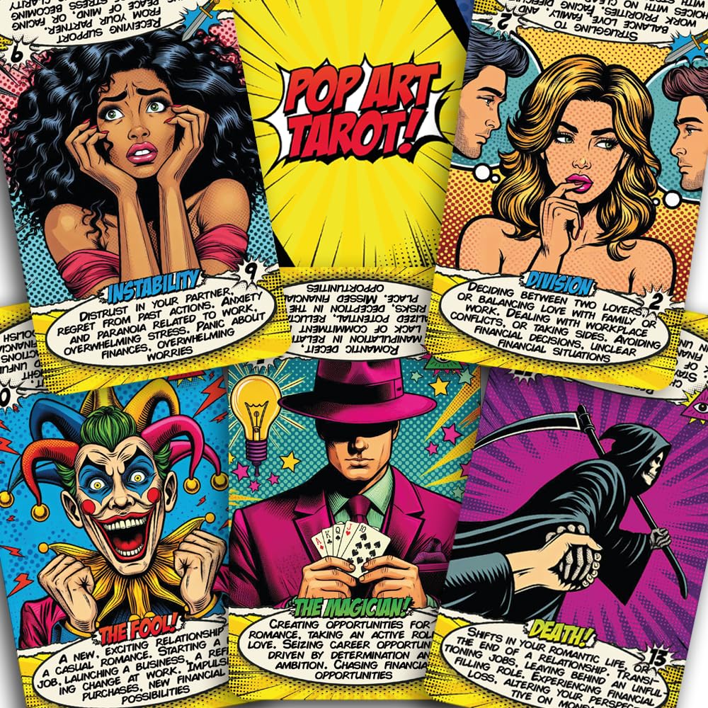 Amazon.co.jp: ポップアート タロットカード 78枚 – カードに意味が