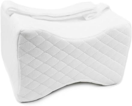 ComfortFinds Memory Foam Knee Pillow - Sciatica Pain Relief Knee Pillow - Hip Pain Relief Cushion - Pillow for Spine Support