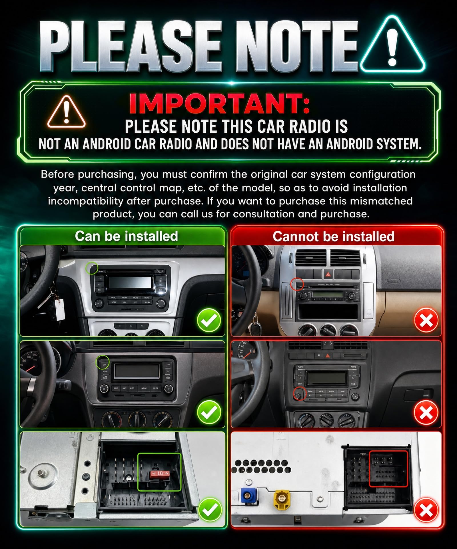 2G+64G sans Fil Carplay Android 13 Autoradio 2 Din pour VW Golf 5 6 Passat Polo Tiguan Touran Caddy Skoda Seat 9 Pouces Autoradio avec Android Auto GPS Navi WiFi Bluetooth FM/RDS/SWC Caméra de Recul