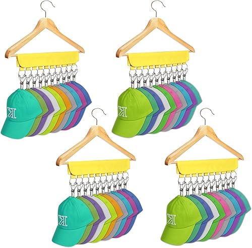 Perchero para gorras de béisbol, organizador de sombreros, colgador de sombreros para exhibición de armario, organizador de gorras de bola