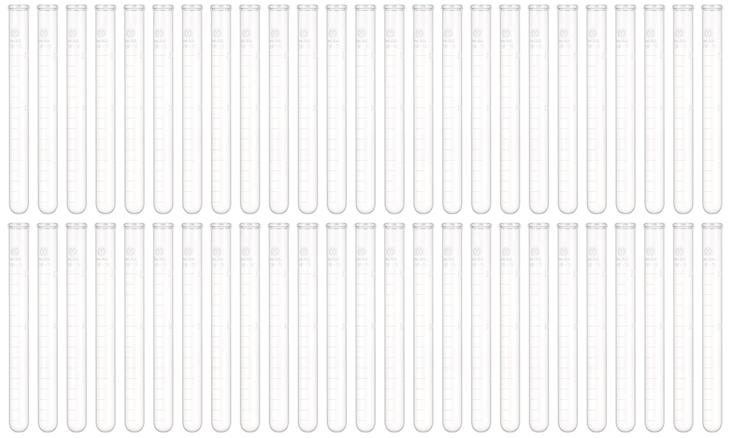 マルエム 目盛付試験管 目安入 15(50本)/6-767-01