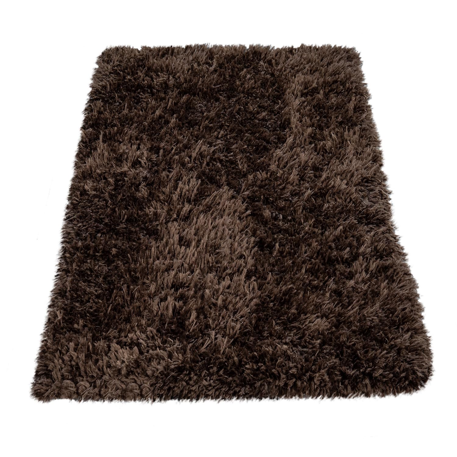 Tappetino Bagno Morbido Shaggy | Antiscivolo | Ø 80 Cm Tondo - Colore Blu - Foto 4