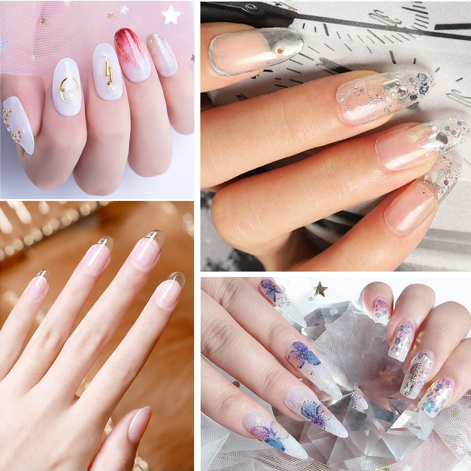 MAGIC ARMOR Primer Unghie e Nail Prep Disidratatore per Unghie e Glossy Top Coat,Primer non Acido e Dehydrator a Acid Free per Polvere Acrilica e Smalto Semipermanente Gel 15ml Disidratante per Unghie
