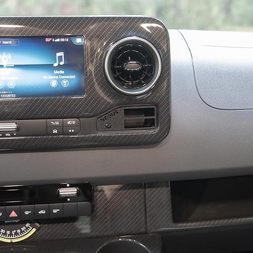 Miniatura 3 de Nexus Adaptador de cubo de montaje para teléfono celular para Mercedes-Benz Sprinter y Winnebago Revel Vans (lado del pasajero), color negro