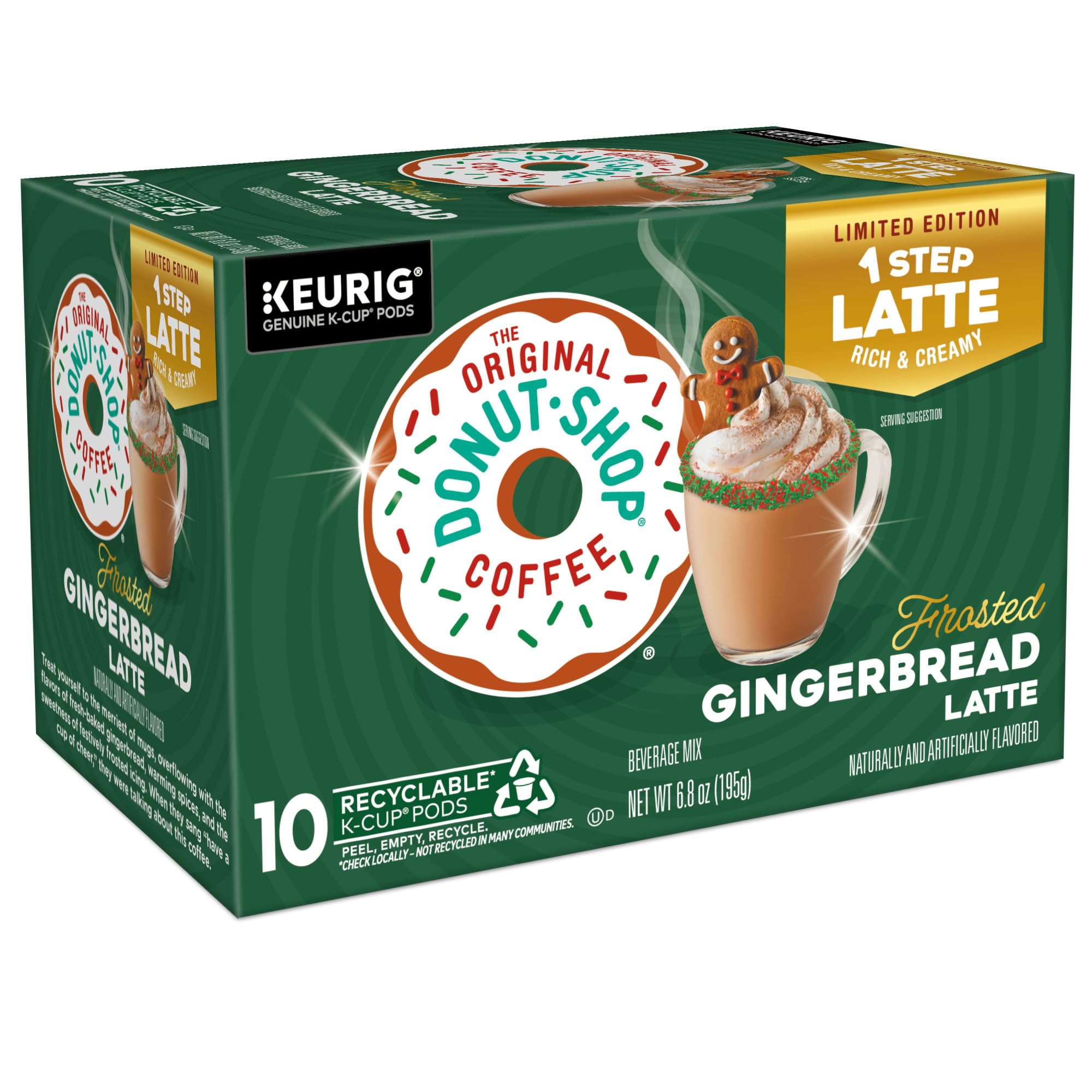 Amazon.com: The Original Donut Shop One Step Latte, Frosted