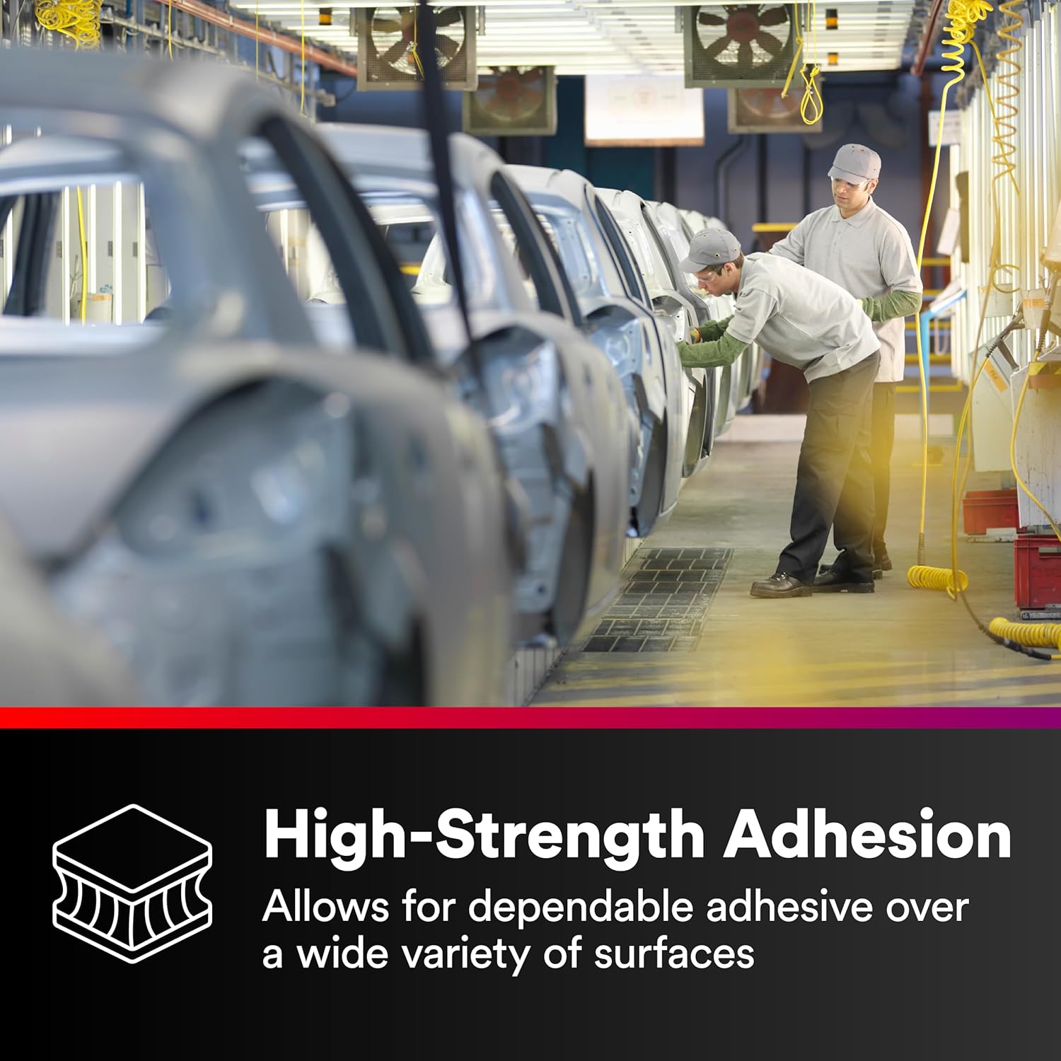 3M Industrial Sealing Tape IS1, White, 2 in x 36 yd, 1 Roll