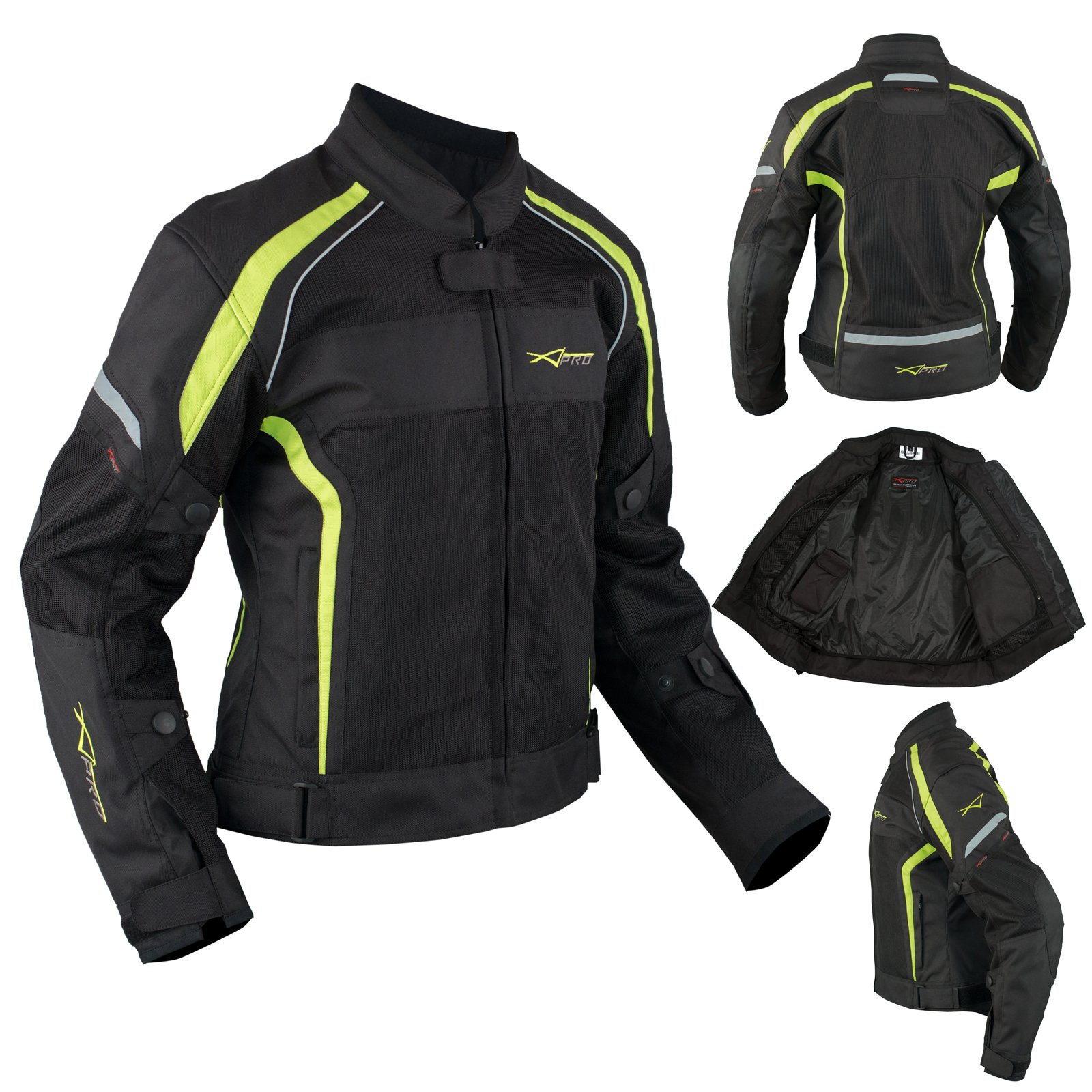 A-pro Veste de moto synthétique pour femme (1 pièce)