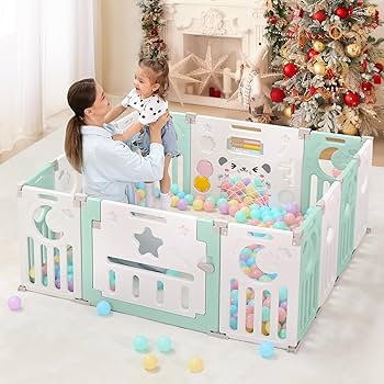 Amazon.com : Baby Playpen, Dripex Baby Playard for Babies
