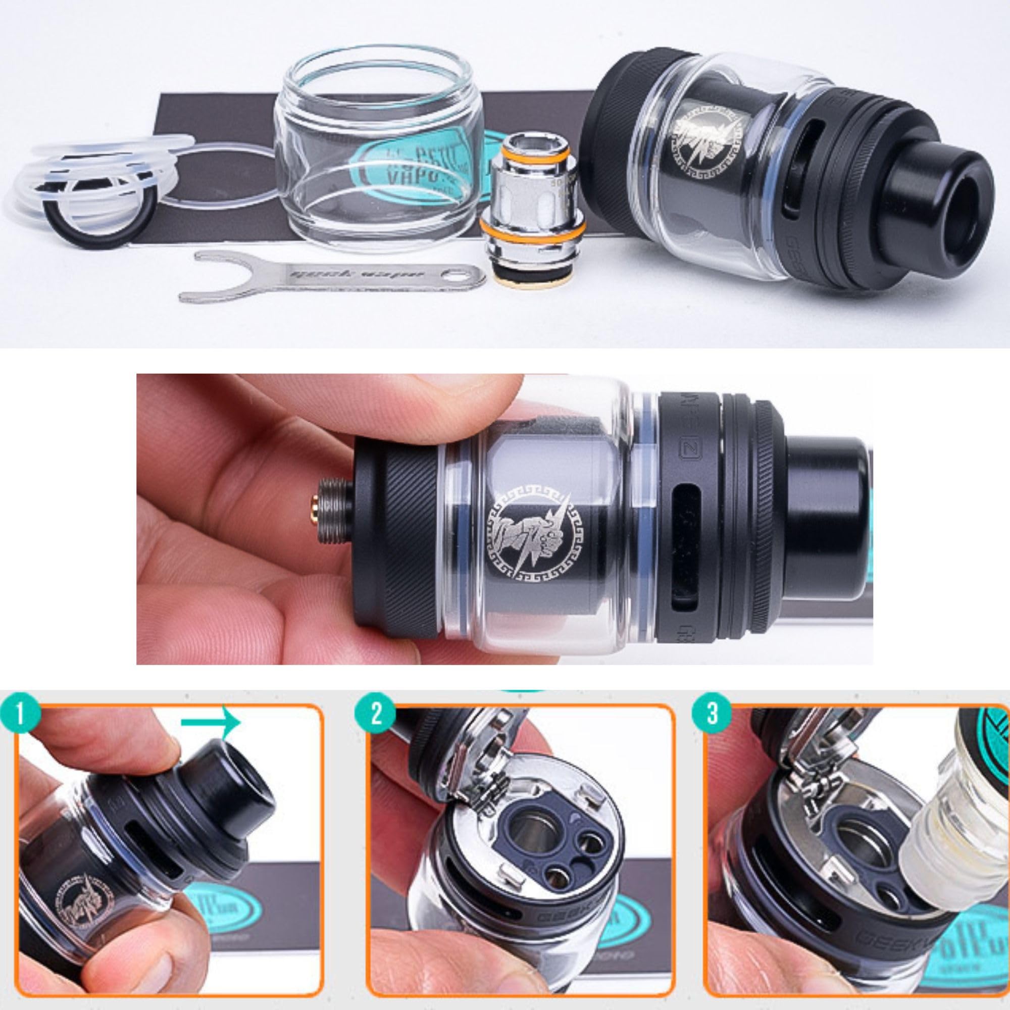 geekvape z fli tank review Authentic GeekVape Z Fli Tank 2 – 29mm, 5.5ml Leakproof Sub-Ohm Tank main image 1