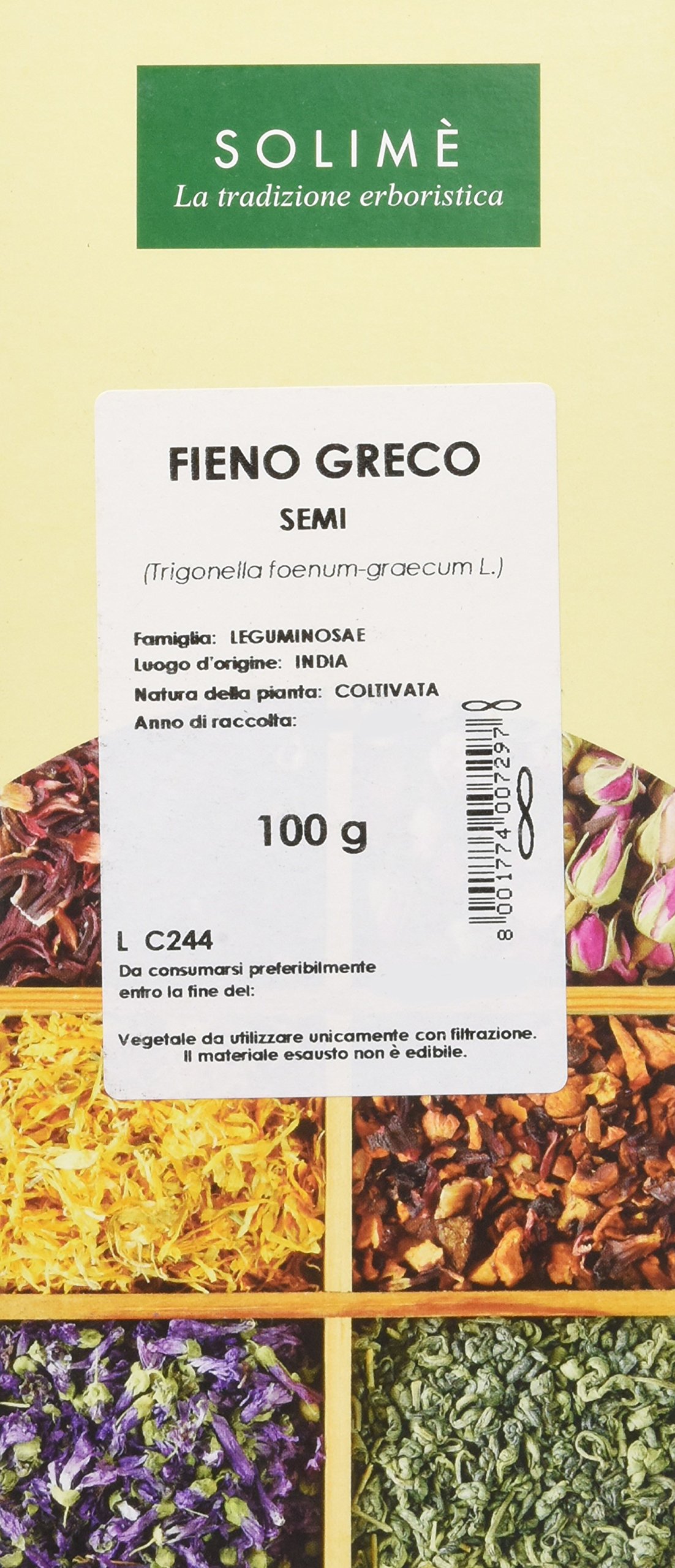 Fieno Greco Semi - 100 g - Prodotto made in Italy.