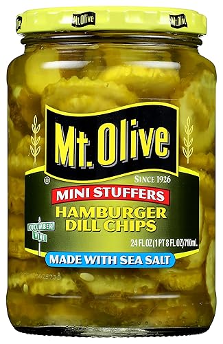 Mt. Olive Mini Stuffers Hamburger Dill Chips