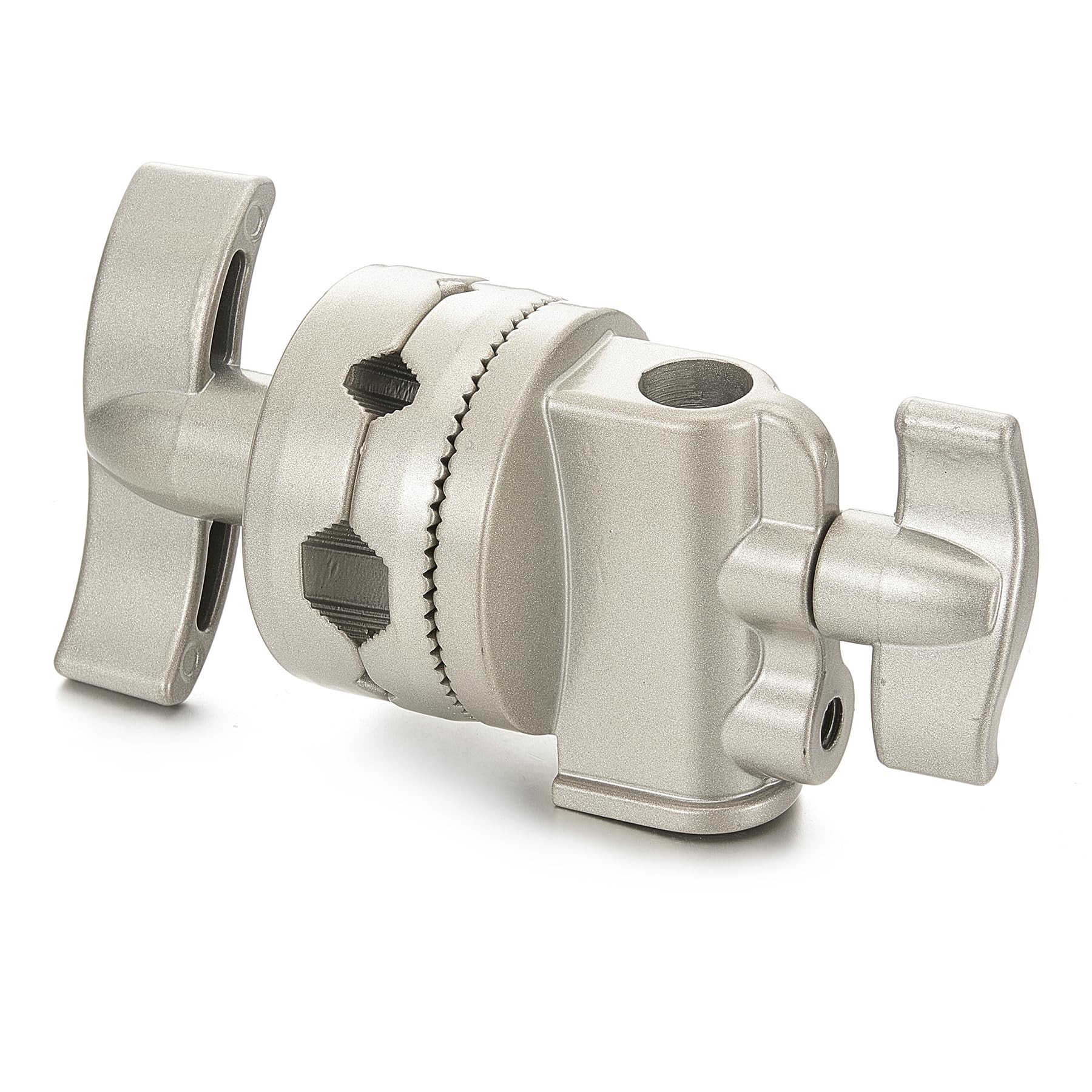 PHOCUS Heavy Duty 2.6-inch Grip Head Swivel Mounting Adapter for C Stand, Light Stand, Boom Arm - 360° Rotation with 1/2, 1/4, 3/8, 5/8-inch Mounts | Compatible with Photography & Video Equipment