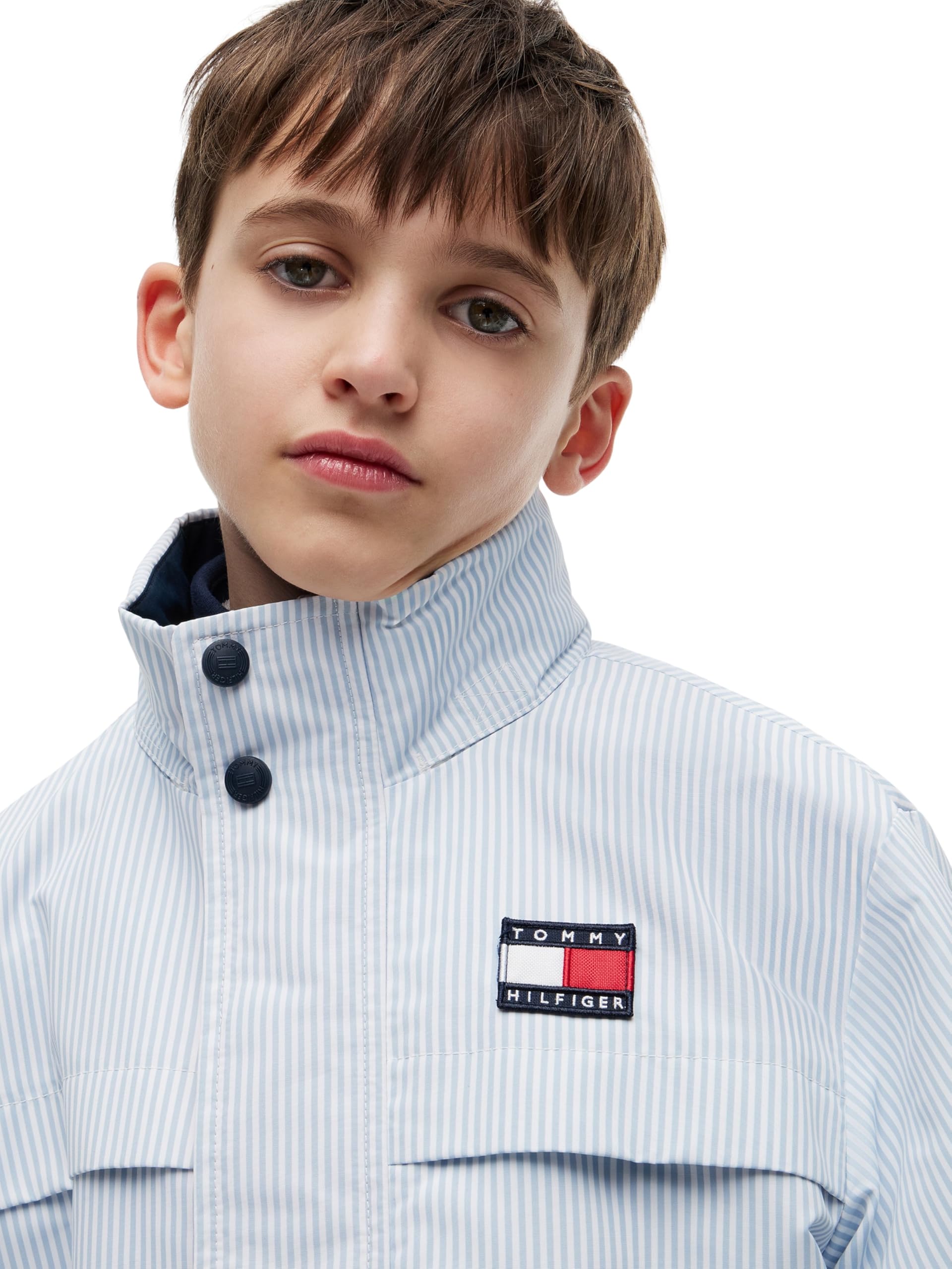Tommy Hilfiger Regatta Stripe Jacket Kb0kb10450 Altre Giacche Bambini e ragazzi
