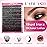 FADLASH Lash Clusters 100D Thick Eyelash Clusters Volume Cluster EyelashExtensions 12-18mm Individual Lashes C Curl Lash Extension Clusters 3D Effect (100D-0.07-C,12-18mm)