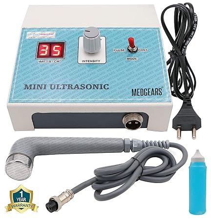 MEDGEARS Advance Ultrasonic Therapy Machine UST Physiotherapy Ultrasound Massager for Pain Relief Ultrasound Machine Portable