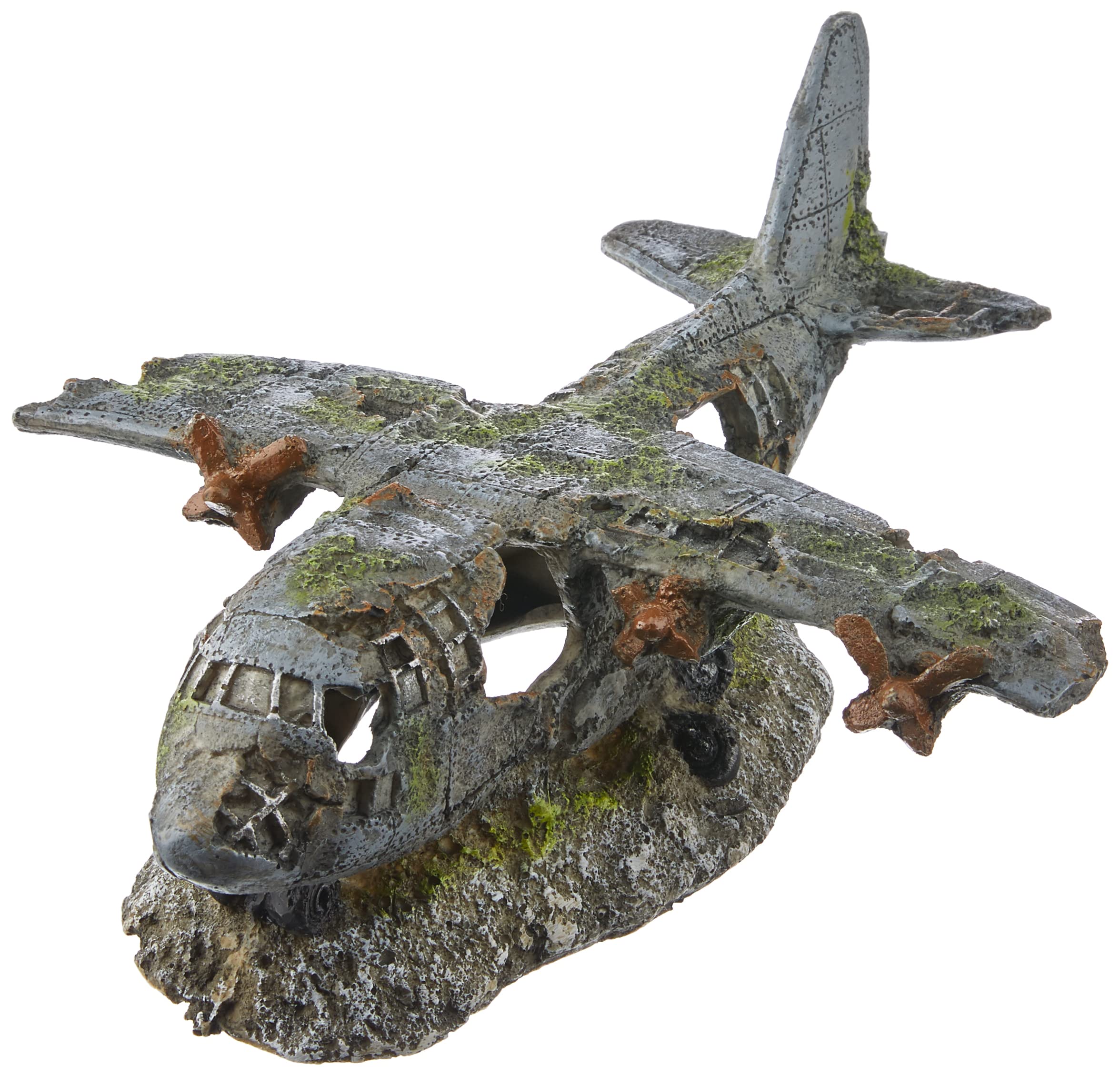 Nobby Aqua Ornaments samolot, 21,8 x 17,5 x 8,3 cm, 1 sztuka