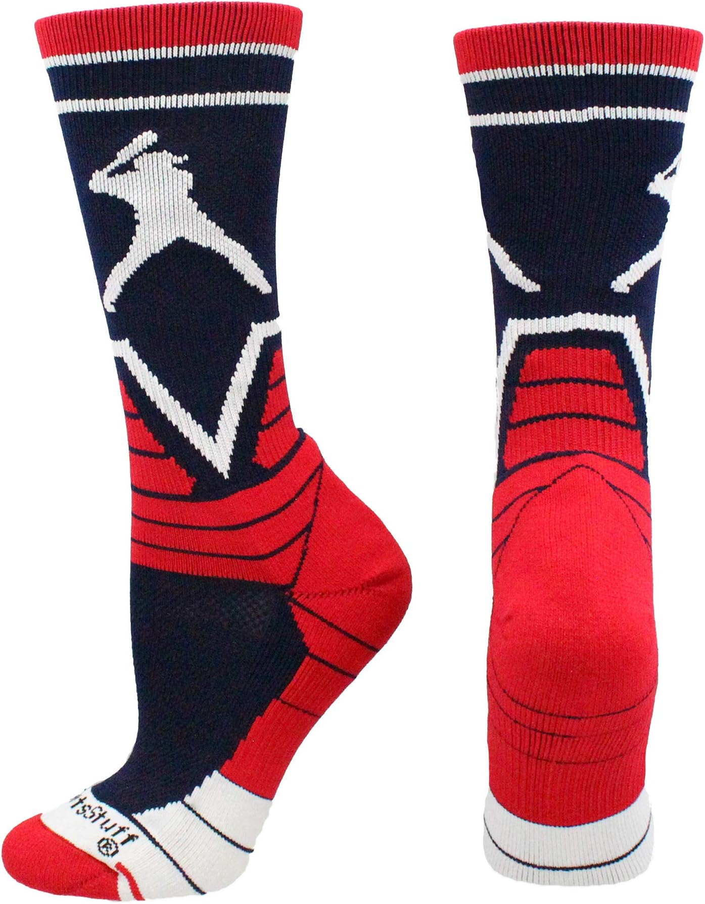 MadSportsStuff Victory Baseball Socks with Player in Crew Length