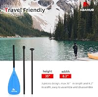 Abahub SUP evező 3 részes teleszkópos 173-213 cm alumínium fekete/kék/zöld - blue 5