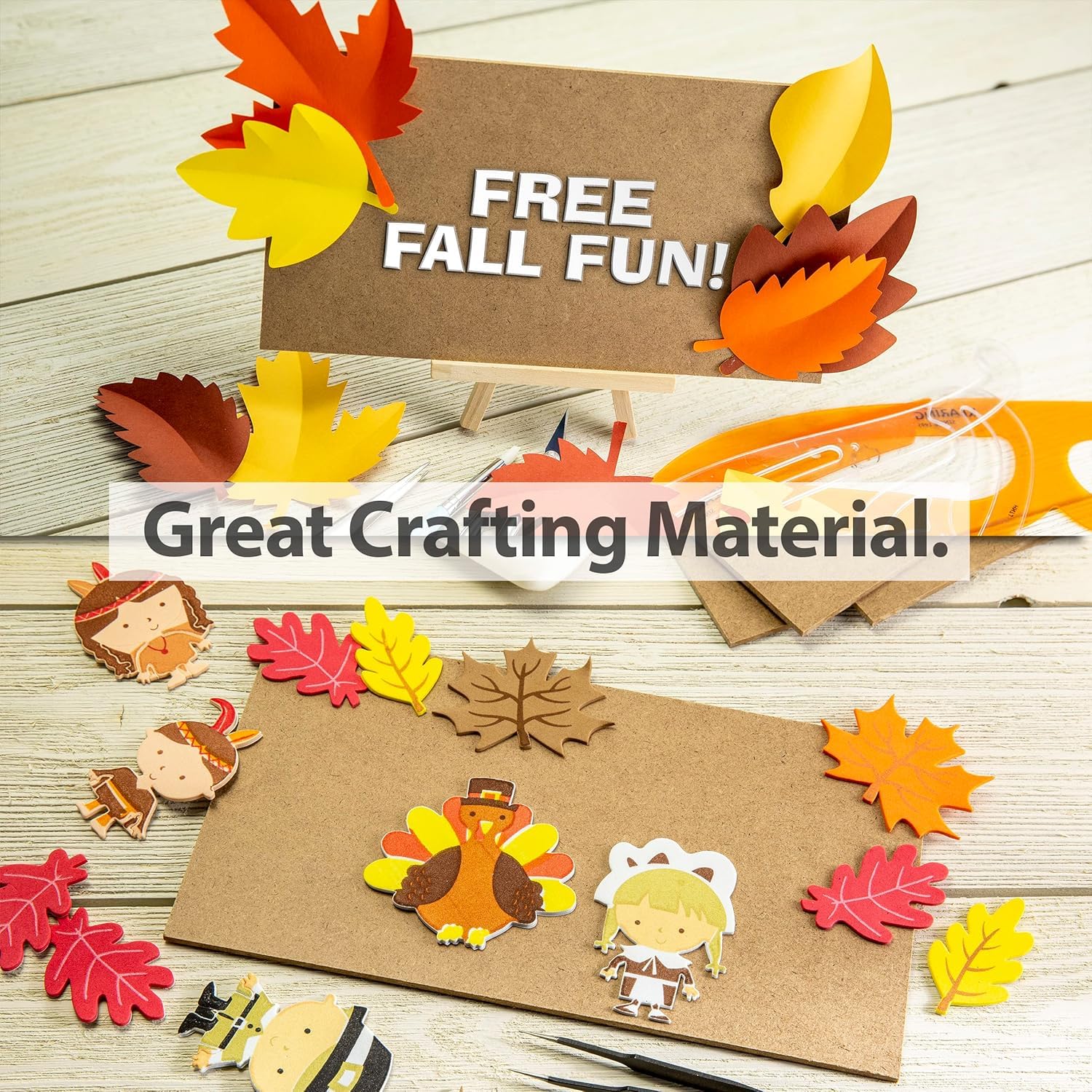 SKYVILLA MDF Boards 3.4mm- Pack of 6 (12"x12") | Durable Wood Sheets for DIY, Art Craft, Painting,Resin,Decoupage Mandala Pyrography | Smooth Finish | Ideal for Creative Projects 2