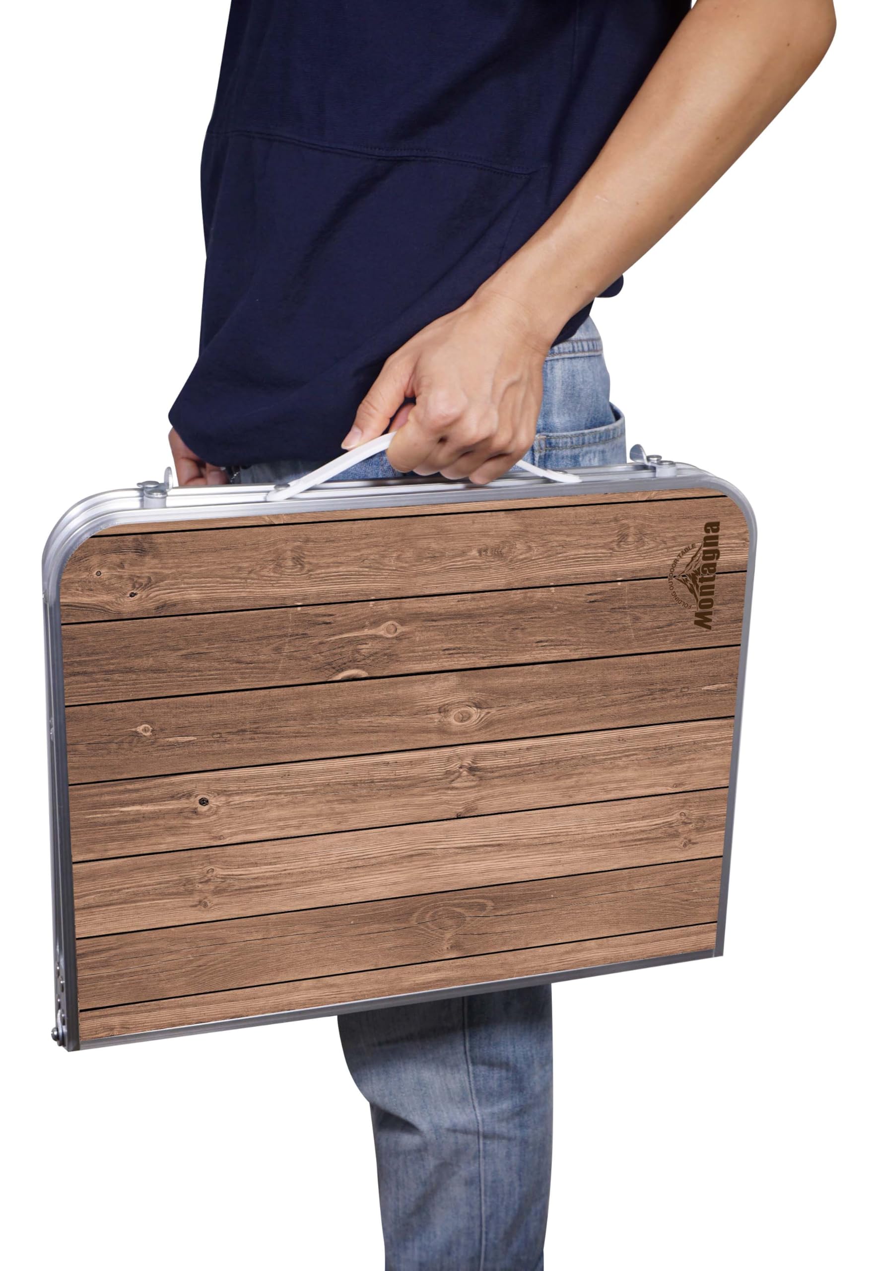 MUJI アルミローテブル（小）説明書付き MUJI アルミローテブル（小）説明書付き