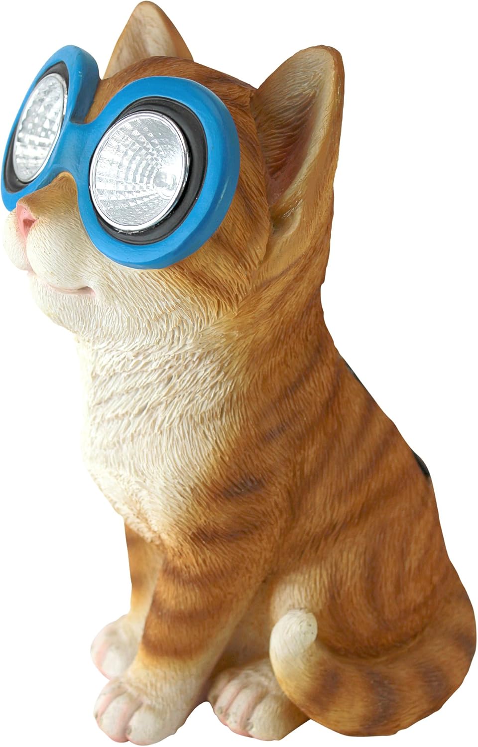 Solar Cat Garden Statue with Bright Eyes, Full Color Uganda Ubuy