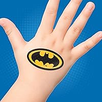 Vista 7 de Vendajes con forma de Batman para niños, personajes de superhéroes para niños, vendajes adhesivos flexibles para ampollas, cortes menores, rasguños