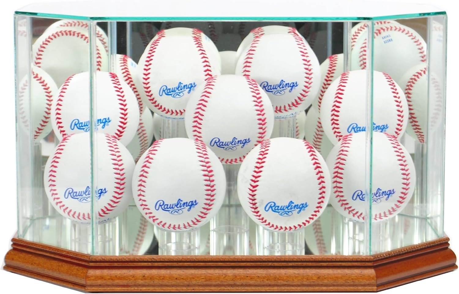 Perfect Cases MLB Octagon 9 Baseball Glass Display Case