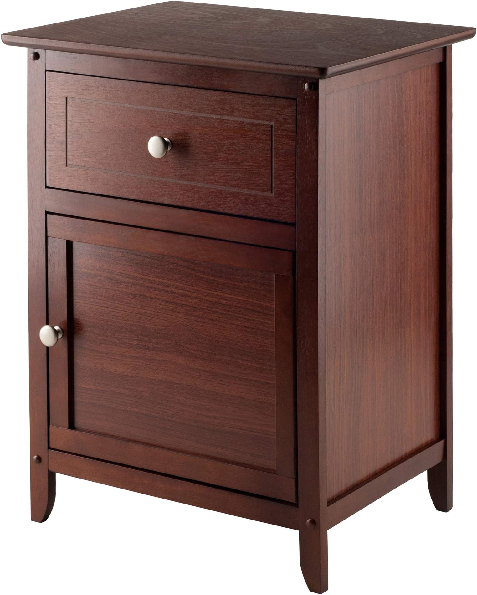 25 x 18.9 x 14.96-Inch Wood Night Stand/Accent Table, Brown (94215)