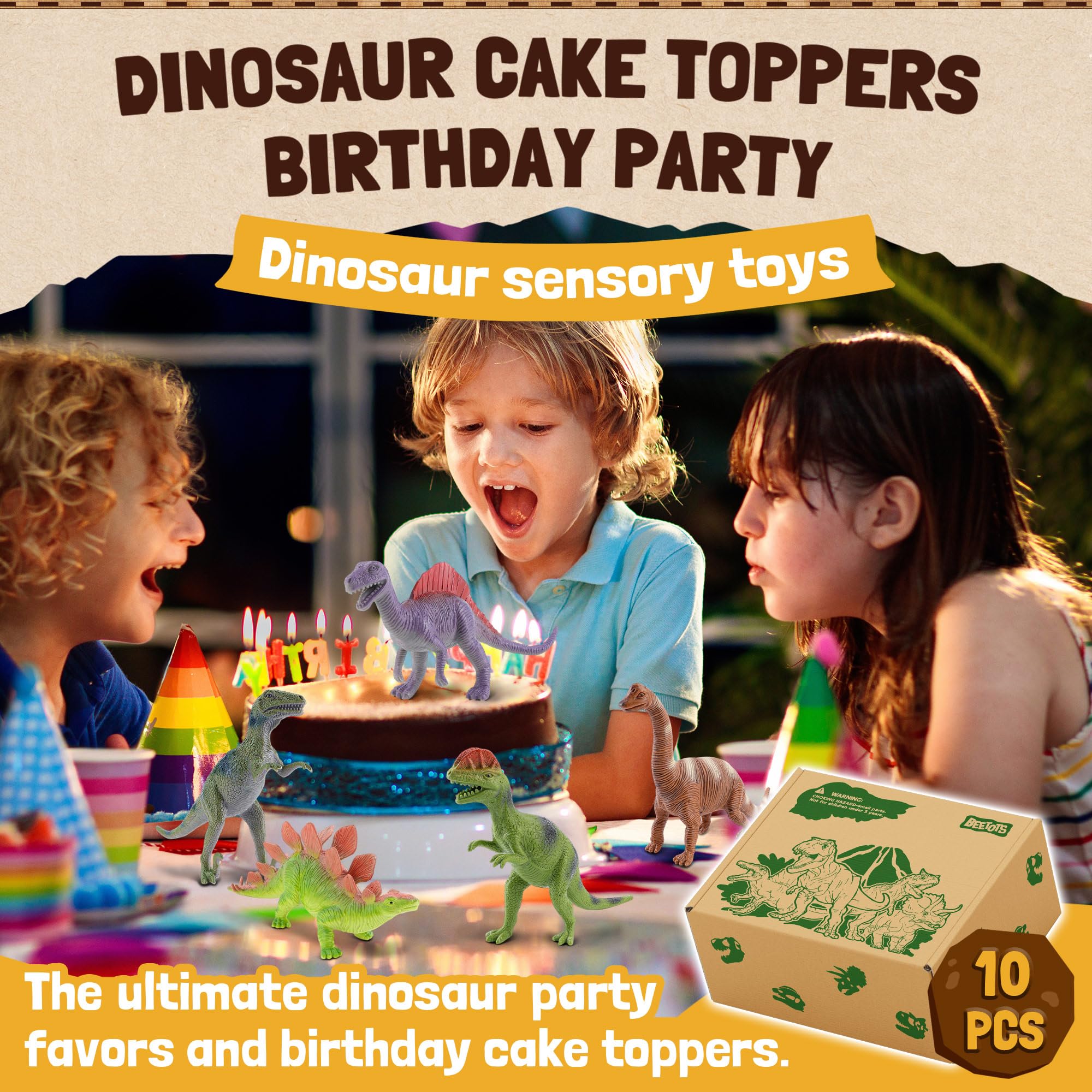 Big Dinosaur Toys for Kids - 10 Realistic Figures -7 Big Dinosaur Toys for Kids - 10 Realistic Figures -7