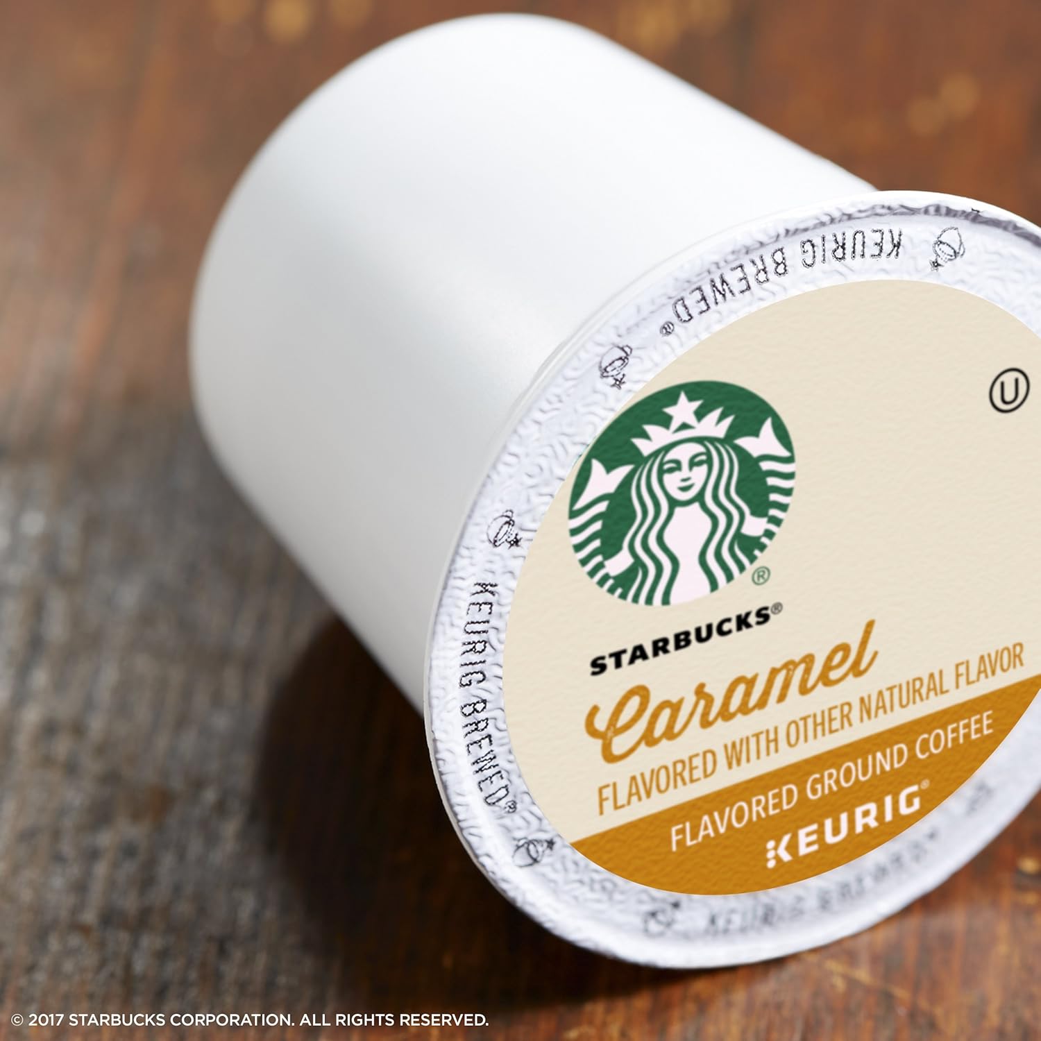 Starbucks Caramel Flavored Medium Roast Single Cup Coffee for Keurig Brewers, 4 Boxes of 24 (96 Total K-Cup Pods)